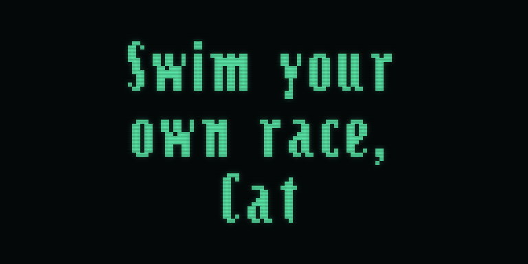 Goggle lens while swimming